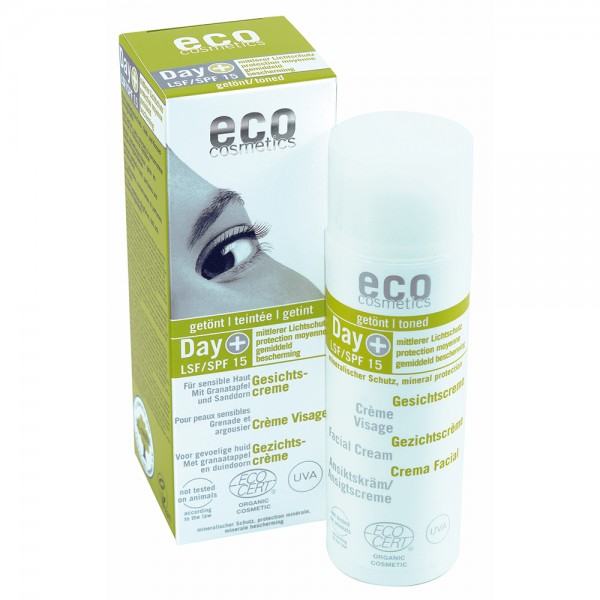 ECO Crema Facial Hidratante con Color FPS 15 50ml